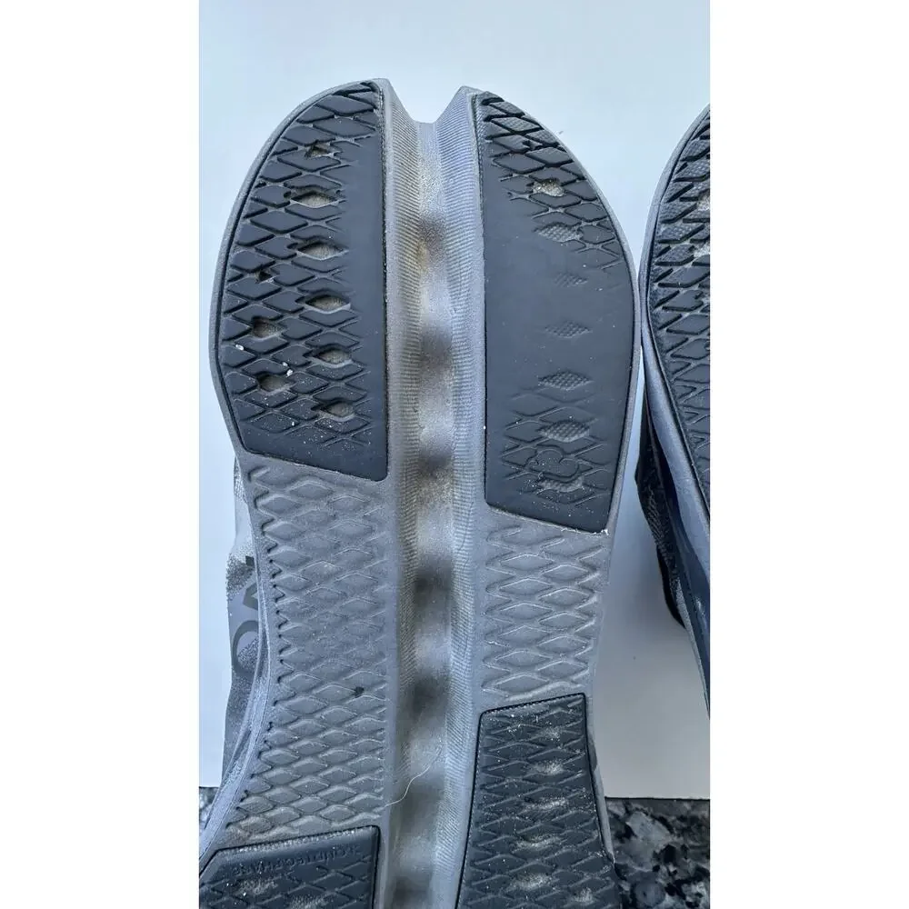 On Running Shoes Womens 8.5 Cloudsurfer Next Sneakers Gray Black Fabric Low Top